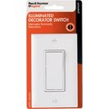 Pass & Seymour TM870WSLCCC5WP 15A White Premium Grade Single Pole Lighted Quiet Switch PA574379